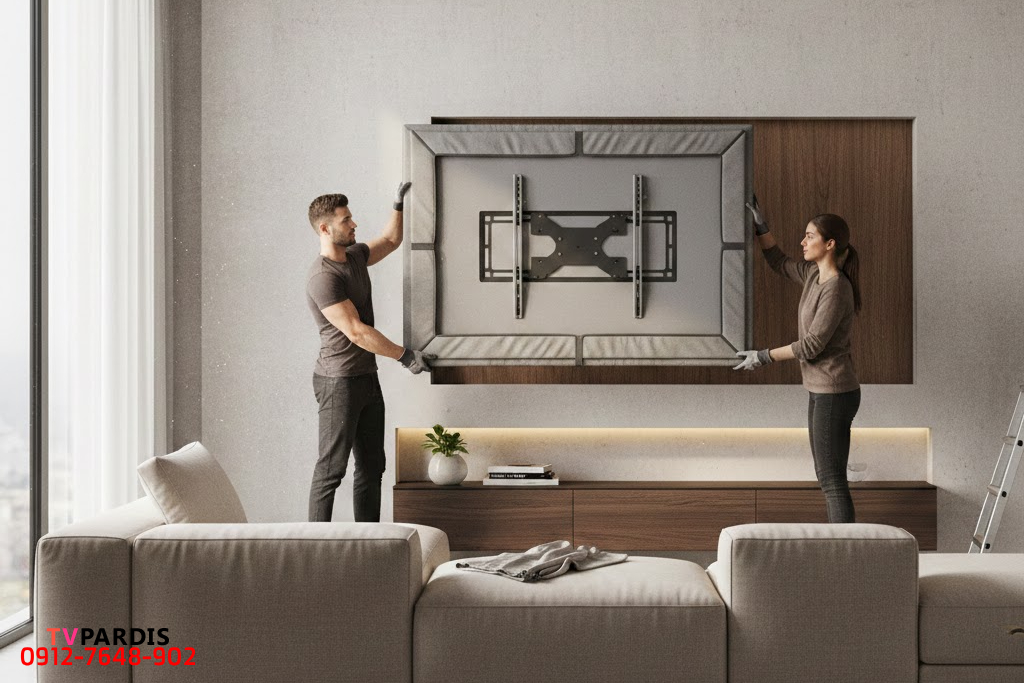 نکاتی که قبل از جا به جایی تلویزیون باید بدانید تا پنل نشکند